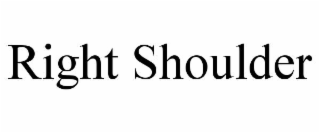 right shoulder