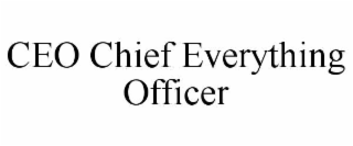 ceo chief everything officer