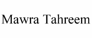 mawra tahreem