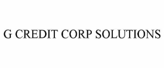 g credit corp solutions