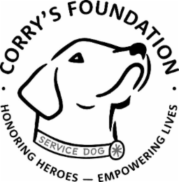 corry's foundation honoring heroes - empowering lives service dog