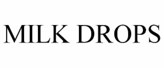 milk drops