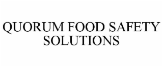quorum food safety solutions