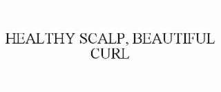 healthy scalp, beautiful curl