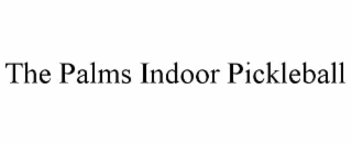 the palms indoor pickleball