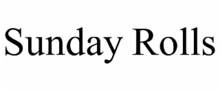 sunday rolls