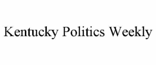 kentucky politics weekly