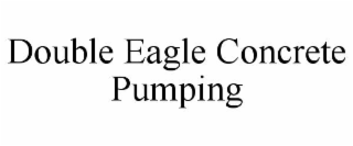 double eagle concrete pumping