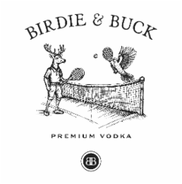 birdie & buck premium vodka b
