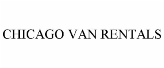 chicago van rentals