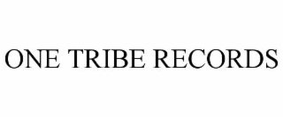 one tribe records