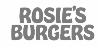 rosie's burgers