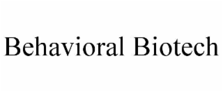 behavioral biotech