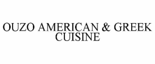 ouzo american & greek cuisine