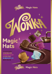 wonka magic hats wonka magic hats chocolonka caramellion magenta elixir choco fizz bubblegum joy noir delice wonka magic hats