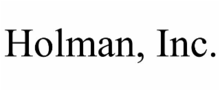 holman, inc.