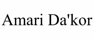 amari da'kor