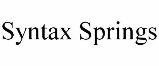 syntax springs