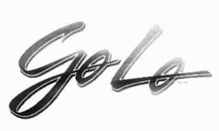 stylized letters "go lo"
