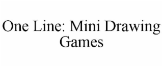 one line: mini drawing games