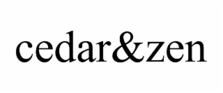 cedar&zen