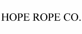 hope rope co.