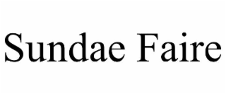 sundae faire
