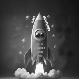speech improvement at rocket speed acceleration alma's