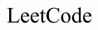 leetcode