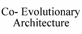 co- evolutionary architecture