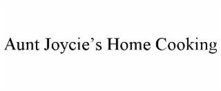 aunt joycie’s home cooking