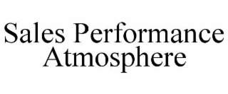 sales performance atmosphere