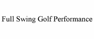 full swing golf performance