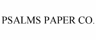 psalms paper co.