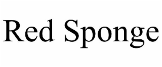 red sponge