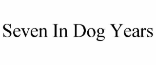 seven in dog years
