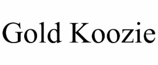 gold koozie