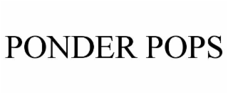 ponder pops