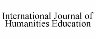 international journal of humanities education