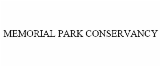 memorial park conservancy