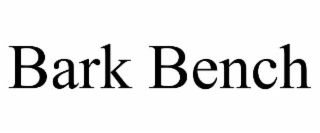 bark bench