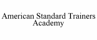 american standard trainers academy