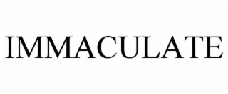 immaculate