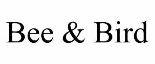 bee & bird