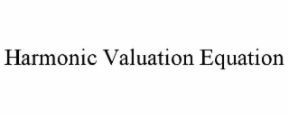 harmonic valuation equation