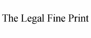 the legal fine print