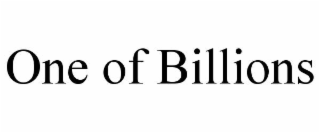 one of billions