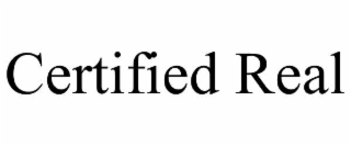certified real