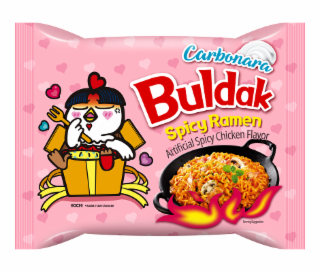 carbonara buldak spicy ramen artificial spicy chicken flavor