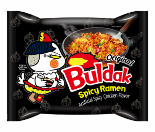 original buldak spicy ramen artificial spicy chicken flavor